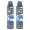 Dove Men+Care Antiperspirant Deodorant Dry Spray Twin Pack, Clean Comfort, 3.8 oz