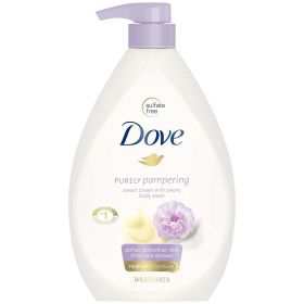 Dove Purely Pampering Sweet Cream with Peony Body Wash, 34 Ounce