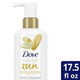 Dove Body Love Sun Rehydrate Women's Body Cleanser, Exotic Fruit & Nourishing Vanilla, 17.5 fl oz