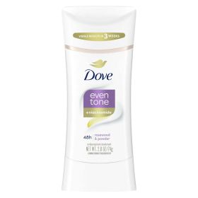 Dove Even Tone Women's Antiperspirant Deodorant Stick, Rosewood & Powder, All Skin Type, 2.6 oz