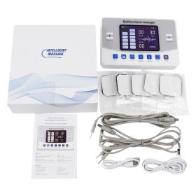 Low Frequency Pulse Massage Therapy Instrument Micro Current Pulse Dual Output Meridian Physiotherapy Apparatus Massage Device