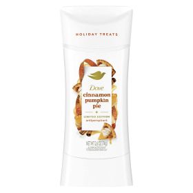 Dove Holiday Treats Women's Antiperspirant Deodorant Stick Cinnamon Pumpkin Pie, 2.6 oz