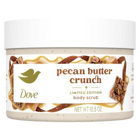 Dove Body Scrub Pecan Pie for Deep Nourishment Holiday Treats Limited Edition, 10.5 oz