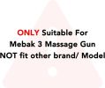 Mebak 3 Massage Gun Charger Replacement - 16.8V Power Cord Adapter UL Listed Charging Supply, Original