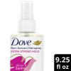 Dove Non-Aerosol Extra Strong Hold Women's Hairspray for Gloss & Control, 9.25 oz