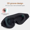 3D Sleeping Eye Mask Soft Smooth Sleep Mask For Eyes Travel Shade Cover Rest Relax Sleeping Blindfold Eye Cover Sleeping Aid