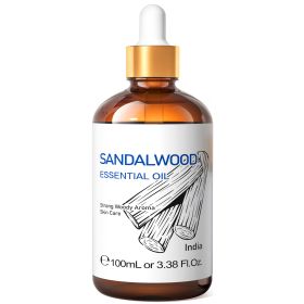 HIQILI 100ML Cinnamon Bark Essential Oils,100% Pure Nature for Aromatherapy, Diffuser, Humidifier, Massage, Relieving Stress (Color: Sandalwood)