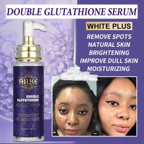 AILKE Lightening Skin Care Range, With Double Glutathione, Brightening, Moisturizing, Clean Skin, Glowing Beauty Face Care (Color: 100ML Serum)