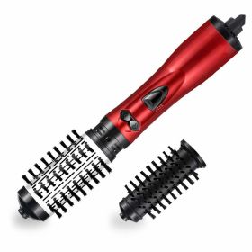 3 In 1 Rotating Electric Hair Straightener Brush Hair Curler Hair Dryer Brush Hot Air Comb Negative Ion Hair Styler Comb (Color: with box)