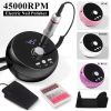 45000RPM Nail Drill Machine Electric Portable Nail Drill Rechargeable Nail Drill Machine for Polishing Gel Nails Suitable for Home Nail Salons