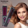 Professional Hair Straightening Brush 3 Gear Heating Comb Hair Curling Iron Multifunctional Straightener Hair Brush Hair Comb