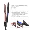 Hair Flat Irons Ultrasonic Infrared Cold Hair Care Iron Keratin Treatment for Frizzy Hair Recovers the Damaged Hair Straightener