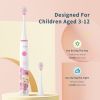 Seago SK3 Kids Sonic Electric Toothbrush Rechargeable Soft Tongue Cleaner Smart Timer 3-12years