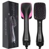 3 In 1 Hair Dryer Hot Air Brush Styler & Volumizer One Step Hair Straightener Curler Electric Blow Dryer Brush Wet And Dry Used