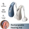 Rechargeable Mini Digital Hearing Aid Listen Sound Amplifier Wireless Ear Aids for Elderly Moderate to Severe Loss Drop Shipping