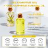 HIQILI 100ML Grapefruit Essential Oils,100% Pure Nature for Aromatherapy, Diffuser, Humidifier, Massage, Creating Aromatherapy