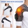 LED Display 3 Levels Heating Vabration Shoulder Massager Brace Heat Therapy Shoulder Bandage Arthritis Pain Relief Health Care